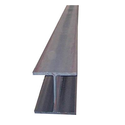 Q235B A36 Q345B Grade H-canal estrutural de aço carbono H viga com 8 mm 64 mm espessura da flange