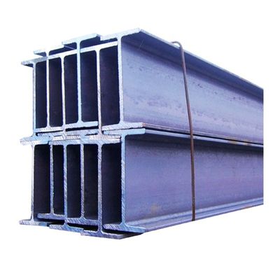 Superfície preta em forma de H Estrutura de aço carbono H viga para construção de edifícios