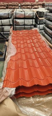 Pacote padrão para aço PPGI SGCC Chapa de aço galvanizado pré-pintada revestida de cor para materiais de construção de telhados