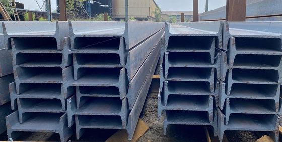 Feixe H galvanizado 75x75 100mm 200mm S355jr S355J2H com espessura 5-34mm e largura da teia 96mm 1056mm em bom estado
