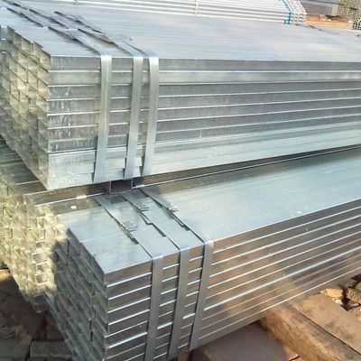 Técnica laminada a frio laminada a quente Tubo de aço galvanizado retangular e oculto de 3x4