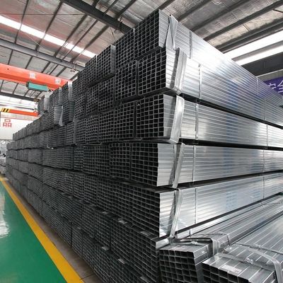 Técnica laminada a frio laminada a quente Tubo de aço galvanizado retangular e oculto de 3x4