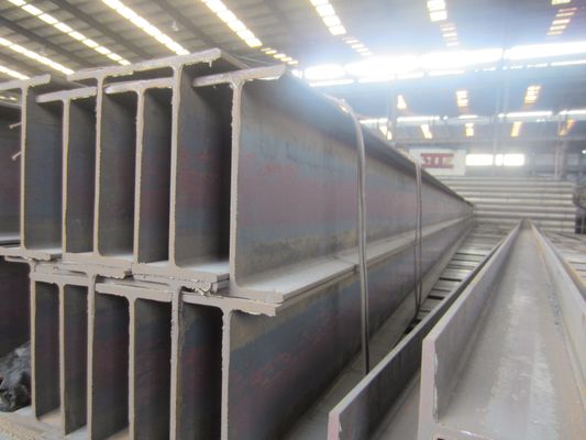 Feixe H não ligado galvanizado para personalização Q355b Q345 Q235 A36 A572 Feixe estrutural Feixes de aço H laminados a quente