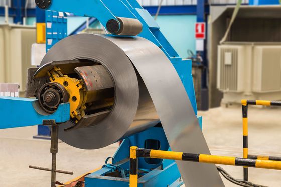 Largura regular 1000 mm Full Hard Cold Rolled Steel Coil 0,5 mm 1 mm 3 mm Espessura Alta precisão