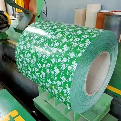 Alta resistência Ppgi RAL6018 RAL6032 PPGI PPGL bobina de aço galvanizado pré-pintada com cores personalizadas