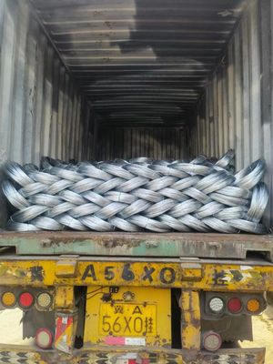 Fios de ferro galvanizado a quente com proteção de fios de 19 fios em 2,5 mm 3 mm 4 mm Tamanhos grandes
