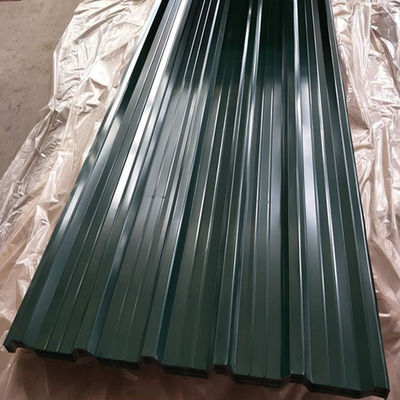 Folhas de aço galvanizado para telhados Amostra de folha de aço revestida por cores para material estrutural
