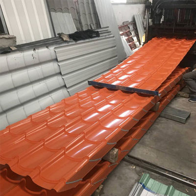 Material estrutural Vendas de chapas de telhado de ferro revestidas por cores com tolerância ± 1% e chapas de ferro galvanizado