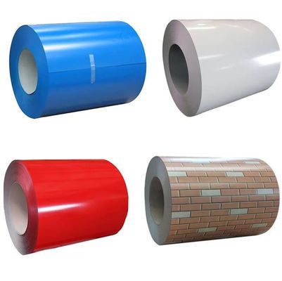 Folhas de corte SGCC/DX51D revestido de cor pre-pintado bobina de aço galvanizado PPGI bobina de aço PPGL com dureza total