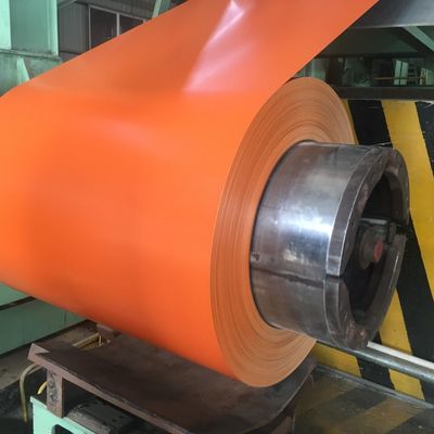 Superfície revestida por galvanização PPGI COIL ROLL Dx51d Dx52D 0,4 mm 0,5 mm 0,6 mm bobinas de aço pré-pintadas para materiais de construção