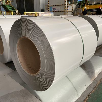 Superfície revestida por galvanização PPGI COIL ROLL Dx51d Dx52D 0,4 mm 0,5 mm 0,6 mm bobinas de aço pré-pintadas para materiais de construção