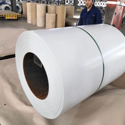 0.4mm 0,5mm Espessura Pre-pintado Galvalume Metal Strips Galvanized Color Coated Steel Coil para Fabricação de Chapas corrugadas