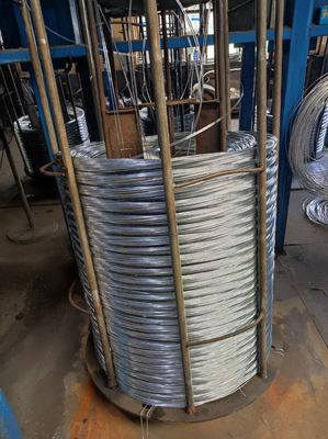 Arame de aço inoxidável galvanizado a quente de 1,2 mm a 2,0 mm Opções para tolerância externa à prova de ferrugem ± 1% Q195 Q235 revestido de zinco