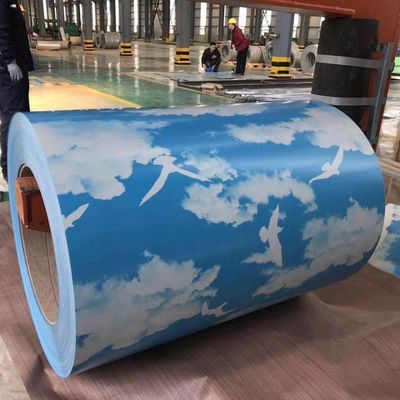 ASTM/AISI/SGCC/CGCC/TDC51DZM/TDC52DTS350GD/TS550GD/DX51D Z Q195-q345 RAL Folha revestida de cor bobina de aço galvanizado pré-pintada