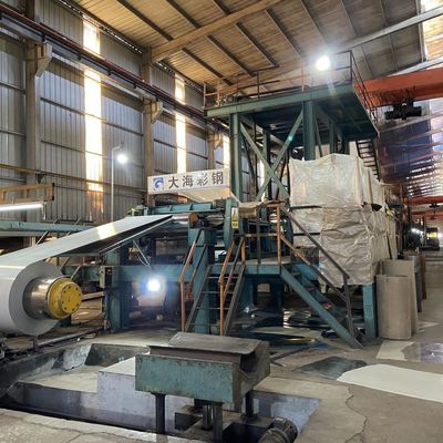 Espessura 0,28-1,6 mm DX51D bobina de aço galvanizado revestida por cores Customizada bobina de aço revestida por cores em RAL bobinas PPGL PPGI