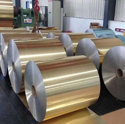 bobinas PPGL 0.5MM pré-pintadas 1050 PVDF 3003 bobina de alumínio revestida de cor com alta resistência à corrosão