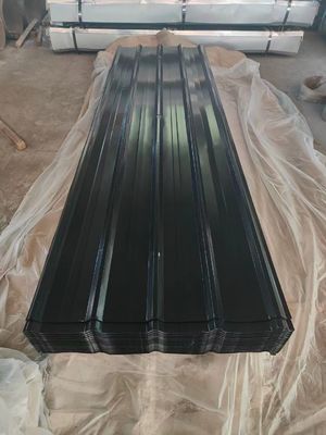 Material de construção à prova de fogo Cor Galvanizado Folha corrugada com técnica galvanizada a quente e telhado resistente ao calor