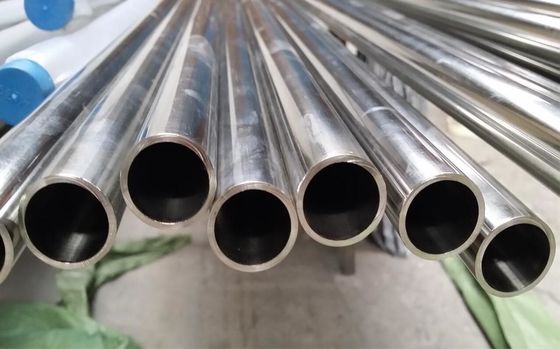 Tubo de aço inoxidável TP304 Polidor Tubo redondo de aço inoxidável 100 mm Diâmetro 2,5 mm Espessura da parede 0,3-6 mm Tubo especial Tubo EMT