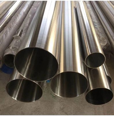 Tubo de aço inoxidável TP304 Polidor Tubo redondo de aço inoxidável 100 mm Diâmetro 2,5 mm Espessura da parede 0,3-6 mm Tubo especial Tubo EMT