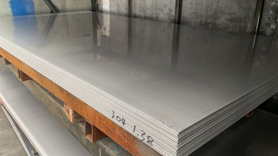 Folha de aço inoxidável 2mm 301 316 304 Placa de aço 304L 430 201 at para a indústria da construção padrão AISI
