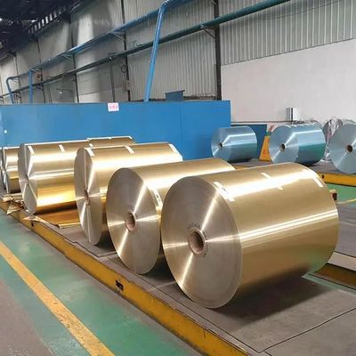 Shandong 3003 3105 5052 5152 Colour Aluminum Coil Product Introdução com rolo de liga de alumínio a temperatura O-H112