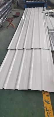 Folhas de corte personalizadas, revestidas por cores profissionais, folhas de telhado onduladas, folhas de aço galvanizadas, tipo espangular regular