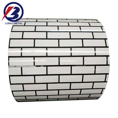 3000 série grau O H112 ASTM Flowers Design Padrão personalizado PPGL folha de revestimento de cor PPGI bobinas bobinas de aço galvanizado