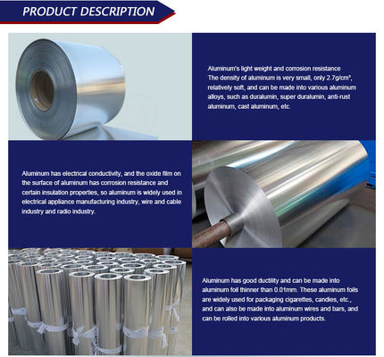 40mm-2400mm Largura Superíria bobina de alumínio com e desempenho excepcional Exibindo excelente resistência à corrosão