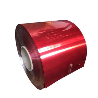 0.25mm 0.3mm 0.4mm Padrão personalizado PPGI PPGL Pre-pintado em cores revestidas bobinas de aço galvanizado com em cor natural