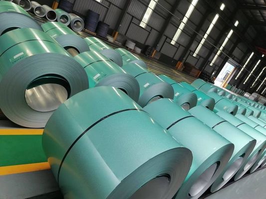 Folha de revestimento de cor PPGL bobinas PPGI bobinas de aço galvanizadas superfície solicitação do cliente liso A653 G60 S350GD 0.2MM 0.3MM 0.4MM