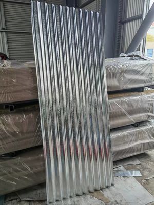 Chapas de telhado de zinco galvanizado galvanizado largura 665-1100 mm revestimento de zinco 20-275 g/m2 para de Prime