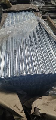 Chapas de telhado de zinco galvanizado galvanizado largura 665-1100 mm revestimento de zinco 20-275 g/m2 para de Prime