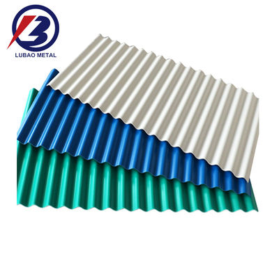 Técnica laminado a quente Dx51d Dx52D Dx53D 0,12-6mm 30-275g Galvalume pré-pintado Ppgi telhados Chapas de aço ondulado com 1