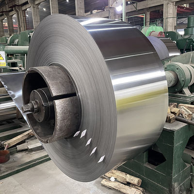 BA 2B NO1 Superfície de acabamento da bobina de aço inoxidável para 301 304 316 410 laminada a frio e peso de embalagem 2-6 toneladas por bobina