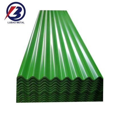 30-275 g/m2 Galvalume pré-pintado Ppgi telhas de telhado zinco GI corrugado chapa de aço galvanizado com serviço de processamento de soldagem