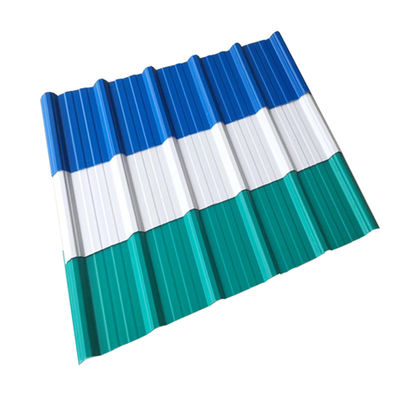 Resistência PPGI Cor Corrugada Folha de telhado Material de construção Ibr Sgcc Zinco revestido Hot Dip Ferro telha pré-pintado Corte