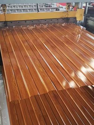 SGCC PPGI revestido Pré-pintado chapa de aço galvanizado para Serviço de Curvatura de Construção Chapa de telhado corrugada personalizada