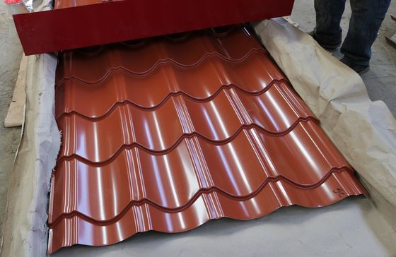 SGCC PPGI revestido Pré-pintado chapa de aço galvanizado para Serviço de Curvatura de Construção Chapa de telhado corrugada personalizada