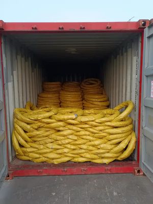 JIS Padrão 2mm Diâmetro 500MPa Resistência à tração Precisão de arame galvanizado para solda em embalagens compactas