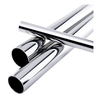 Tubo redondo de aço inoxidável ASTM AISI SS 304 316L 316 310S 1.4301 321 904L 201 inox SS Tubo soldado com acabamento de espelho