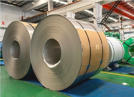Serviço de processamento de dobra 301 304 316 410 BA 2B NO1 bobina de aço inoxidável laminada a frio com comprimento personalizado