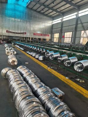 Materiais de construção Galvanizado Zinco GI fio com acabamento brilhante de 4,0 mm de espessura e alta resistência