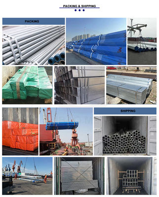 ASTM Q195 Q215 Q235 Q345 Tubos redondos galvanizados a quente com comprimento de 6 m e diâmetro exterior de 26,9-310 mm
