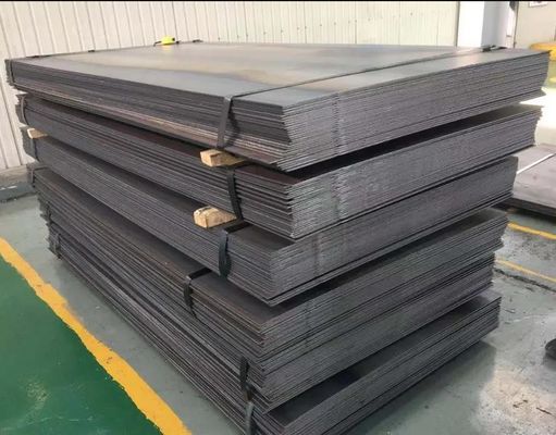 ASTM Q235 Q345 Chapa de aço laminada a quente de placa metálica de espessura 3 mm