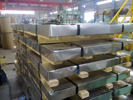 3-8 toneladas Peso da bobina 2,5 mm 3 mm Chapa de aço galvanizado 120 g ASTM A653 G235 Roofing Cladding GI Plate