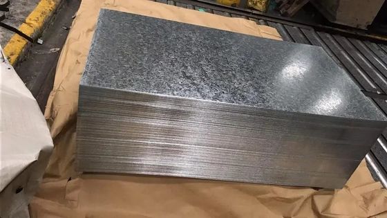 3-8 toneladas Peso da bobina 2,5 mm 3 mm Chapa de aço galvanizado 120 g ASTM A653 G235 Roofing Cladding GI Plate
