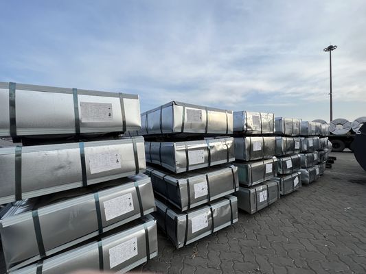 1200 mm comprimento 3 mm 4 mm aço galvanizado a quente 270 g ASTM A653 G360 placa GI para cortar folhas e estruturas estruturais