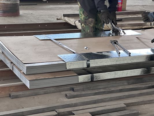 CE Certificado 0,5 mm 0,8 mm Placa galvanizada 60g ASTM A653 G90 Peças de equipamento automotivo Placa GI