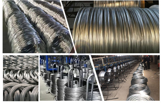 ± 1% Tolerância de fio de ferro galvanizado para resistência à corrosão e vários diâmetros