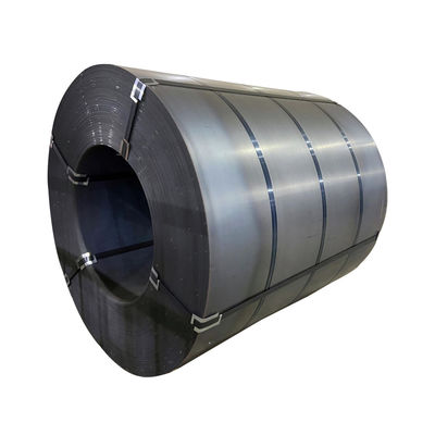 Aço laminado a quente com bobina aprovada pelo CE Lamas/bobinas de aço de carbono totalmente duras, pretas brilhantes, aquecidas, aço HRC para chapas e bobinas